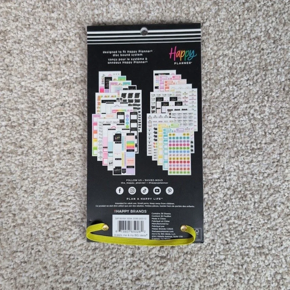 Happy‎ Planner Classic Sticker Sheets 755 Pieces - Happy Plans
